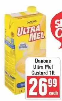 Frontline Danone Ultra Mel Custard offer