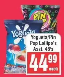 Frontline Yogueta/ Pin Pop Lollipo's offer