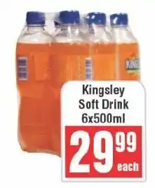 Frontline Kingsley Soft Drink offer
