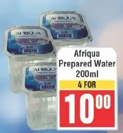 Frontline Afriqua Prepared Water offer
