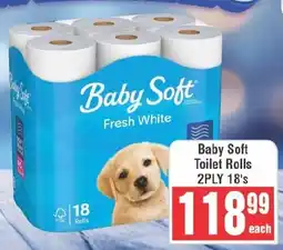 Frontline Baby Soft Toilet Rolls offer