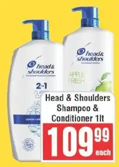 Frontline Head & Shoulders Shampoo & Conditioner offer