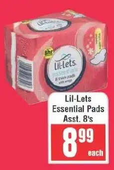 Frontline Lil-Lets Essential Pads offer