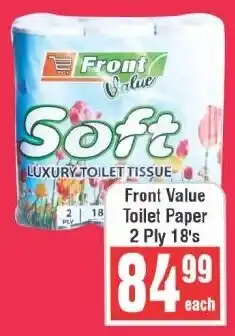 Frontline Front Value Toilet Paper 2 Ply offer