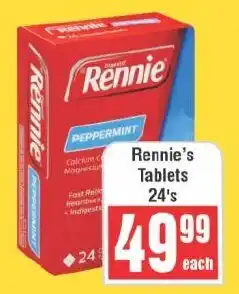 Frontline Rennie's Tablets offer