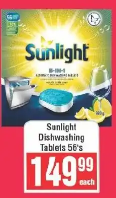 Frontline Sunlight Dishwashing Tablets offer