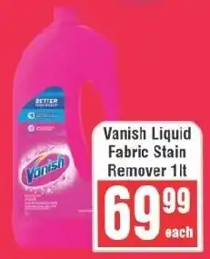Frontline Vanish Liquid Fabric Stain Remover offer