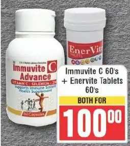 Frontline Immuvite C + Enervite Tablets offer