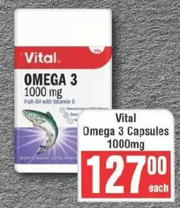 Frontline Vital Omega 3 Capsules 1000mg offer