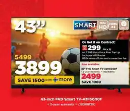HiFi Corp 43-Inch FHD Smart TV-43F6000F offer