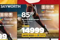 HiFi Corp 85-inch QLED Google TV-85GQ6600H offer