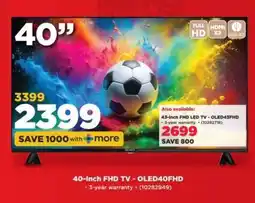 HiFi Corp 40-Inch FHD TV - OLED40FHD offer