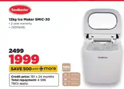 HiFi Corp SnoMaster 12kg Ice Maker SMIC-30 offer