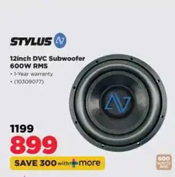HiFi Corp Stylus 12inch DVC Subwoofer offer