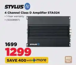 HiFi Corp 4 Channel Class D Amplifier STA024 offer