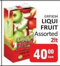 KitKat Cash and Carry LIQUI FRUIT Assorted 2lt offer