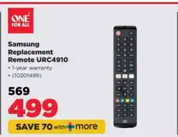 HiFi Corp Samsung Replacement Remote-URC4910 offer