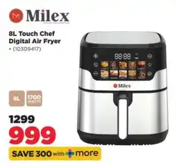 HiFi Corp Milex 8L Touch Chef Digital Air Fryer offer