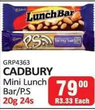 KitKat Cash and Carry CADBURY Mini Lunch Bar/P.S offer