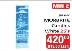 KitKat Cash and Carry MORBRITE Candles White 25's offer