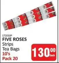 KitKat Cash and Carry FIVE ROSES Strips Tea Bags offer