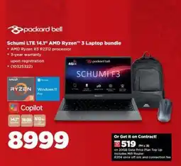 HiFi Corp Schumi LTE 14.1” AMD Ryzen 3 Laptop bundle offer