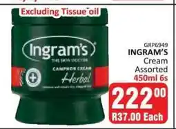 KitKat Cash and Carry INGRAM’S Cream Assorted 450ml 6s offer