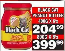 Advance Cash n Carry BLACK CAT PEANUT BUTTER 400G X 6's offer