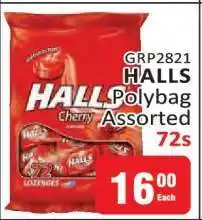 KitKat Cash and Carry HALLS Polybag Assorted 72s offer