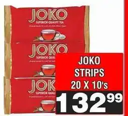 Advance Cash n Carry JOKO STRIPS 20 X 10's offer