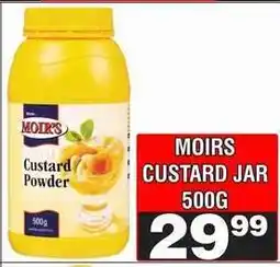 Advance Cash n Carry MOIRS CUSTARD JAR 500G offer