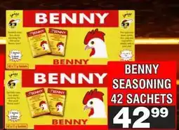 Advance Cash n Carry BENNY SEASONING 42 SACHETS offer