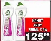 Advance Cash n Carry HANDY ANDY 750ML X 5's offer