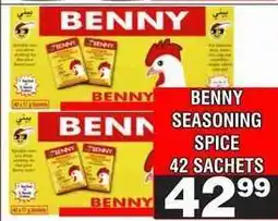 Advance Cash n Carry BENNY SEASONING SPICE 42 SACHETS offer