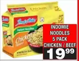 Advance Cash n Carry INDOMIE NOODLES 5 PACK CHICKEN / BEEF offer