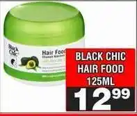 Advance Cash n Carry BLACK CHIC HAIR FOOD 125ML offer