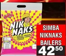 Advance Cash n Carry SIMBA NIKNAKS BAILERS offer