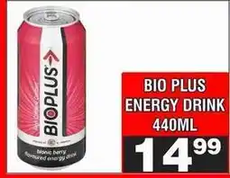 Advance Cash n Carry BIO PLUS ENERGY DRINK 440ML offer