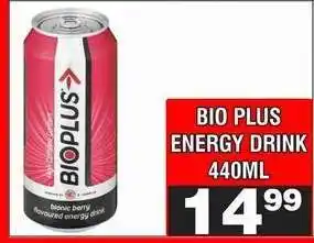 Advance Cash n Carry BIO PLUS ENERGY DRINK 440ML offer