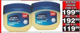 Advance Cash n Carry BLUE SEAL VASELINE 250ML X 6's offer