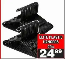 Advance Cash n Carry ELITE PLASTIC HANGERS 20's offer