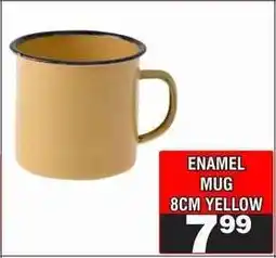 Advance Cash n Carry ENAMEL MUG 8CM YELLOW offer