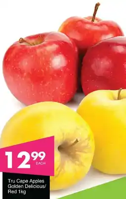 Save Tru Cape Apples Golden Delicious/ Red offer