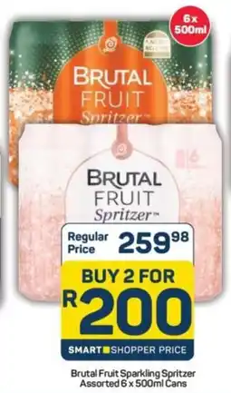 Pick n Pay Liquor Brutal Fruit Sparkling Spritzer Assorted Cans offer