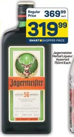 Pick n Pay Liquor Jagermeister Herbal Liqueur Assorted offer
