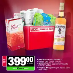 Spar Tops Buy all for 399 offer