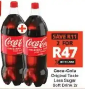 Checkers Coca-Cola Original Taste Less Sugar Soft Drink offer