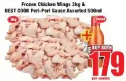Boxer Frozen Chicken Wings & Best Cook Peri-Peri Sauce Assorted offer