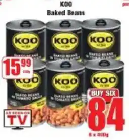 Boxer Koo Baked Beans offer