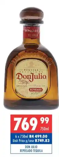 Ultra Liquors Don julio reposado tequila offer